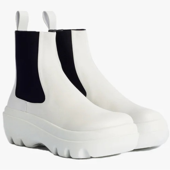 Proenza Schouler Shoes - Proenza Schouler White Storm Chelsea Boots